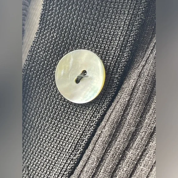 ☘️ H&M Midi Polo Shirt Ribbed Knit Dress with Short sleeves and Side Slit i… - Picture 8 of 15